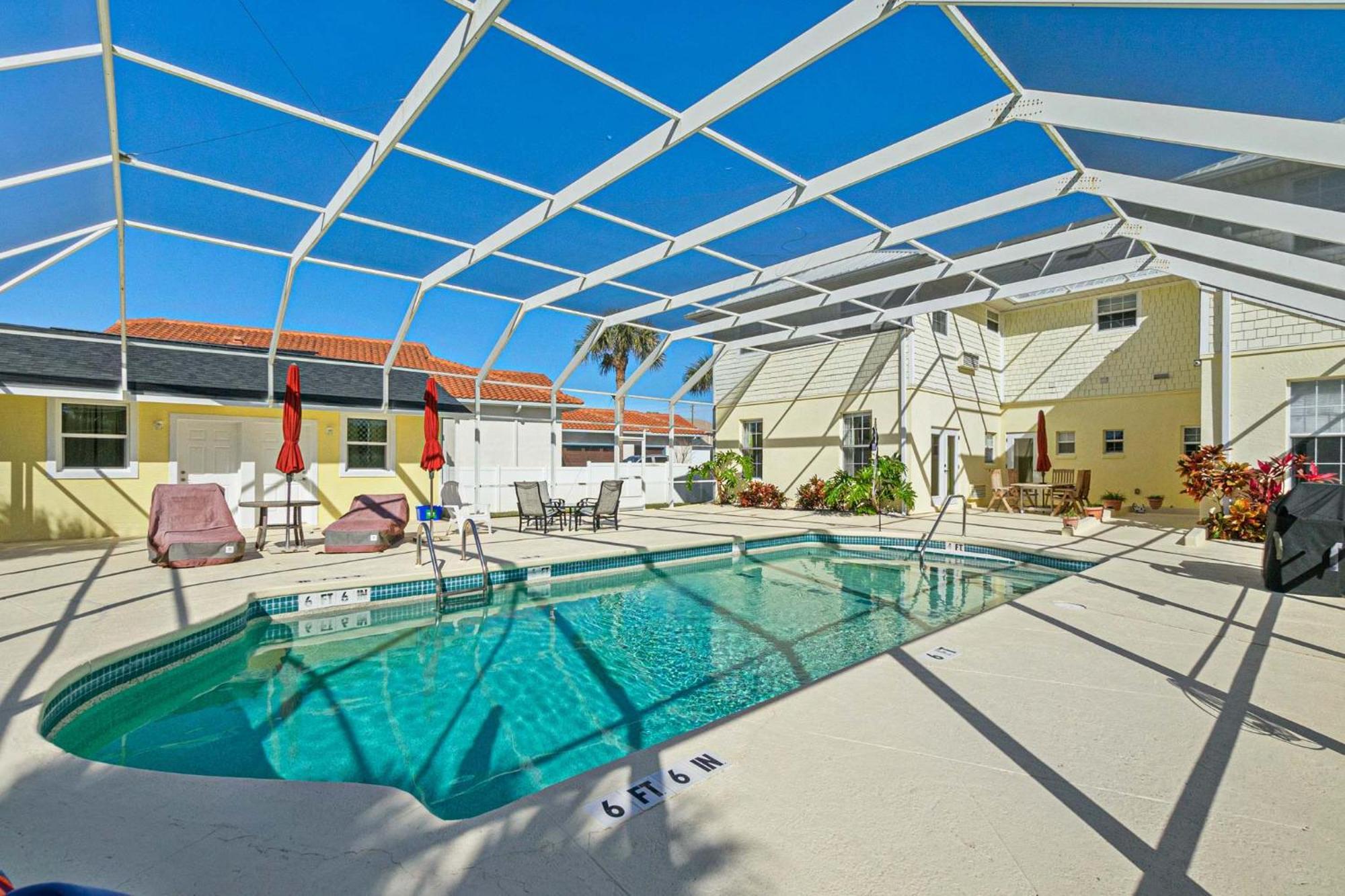 Flagler Beach Bed And Breakfast Pool Bbq Suite エクステリア 写真