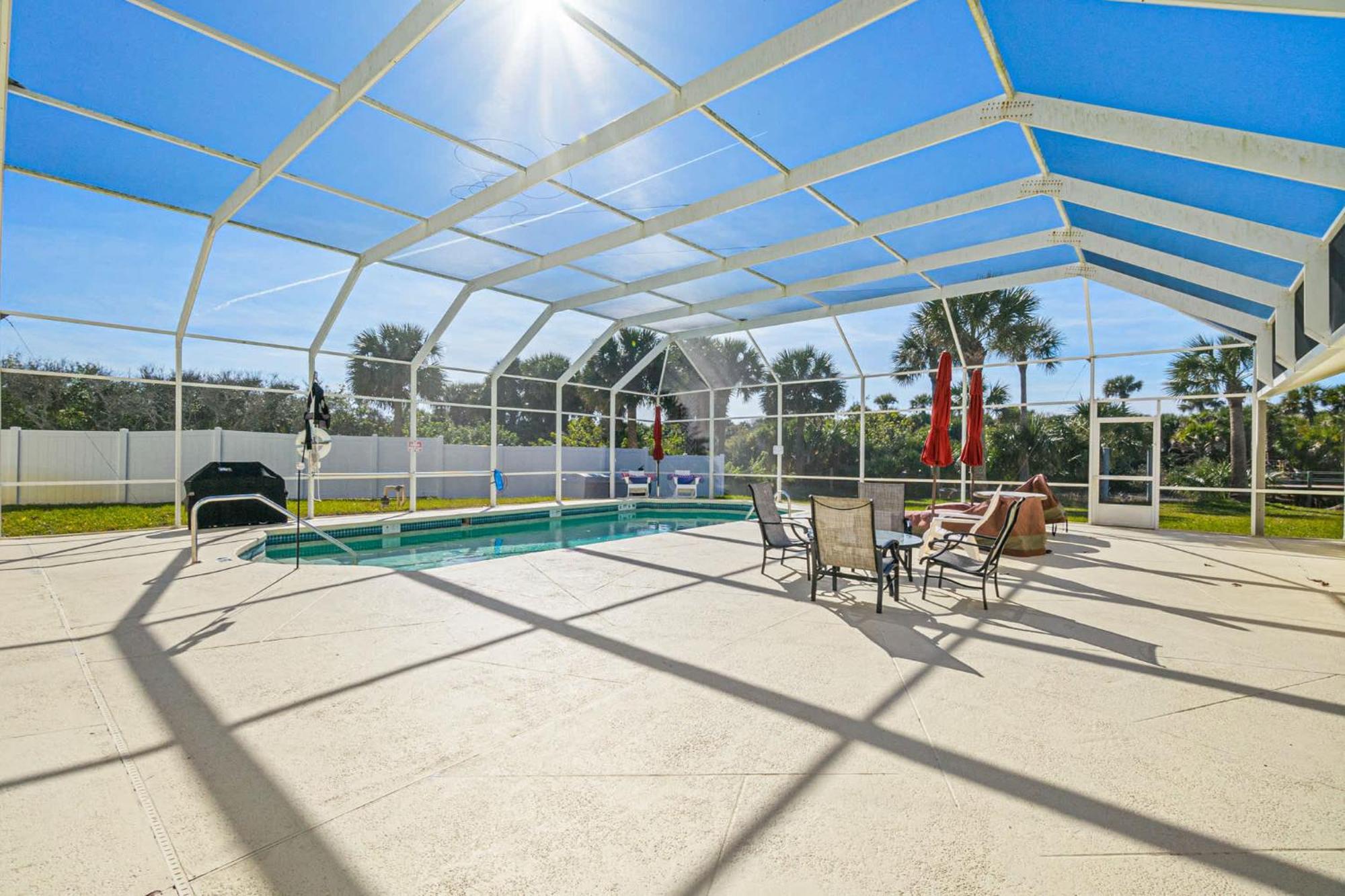 Flagler Beach Bed And Breakfast Pool Bbq Suite エクステリア 写真