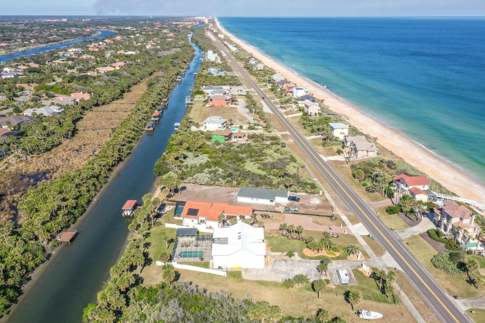 Flagler Beach Bed And Breakfast Pool Bbq Suite エクステリア 写真