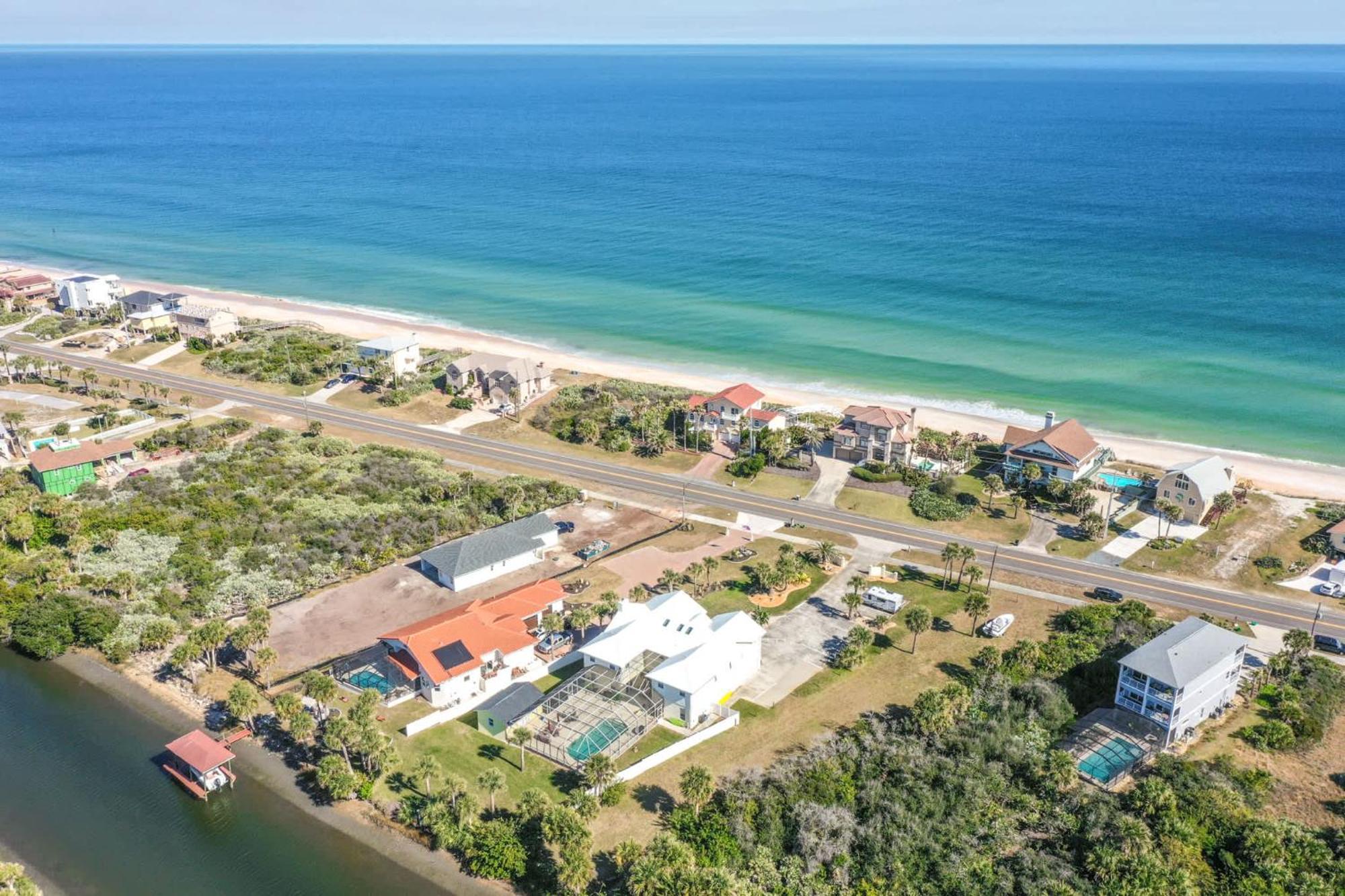 Flagler Beach Bed And Breakfast Pool Bbq Suite エクステリア 写真