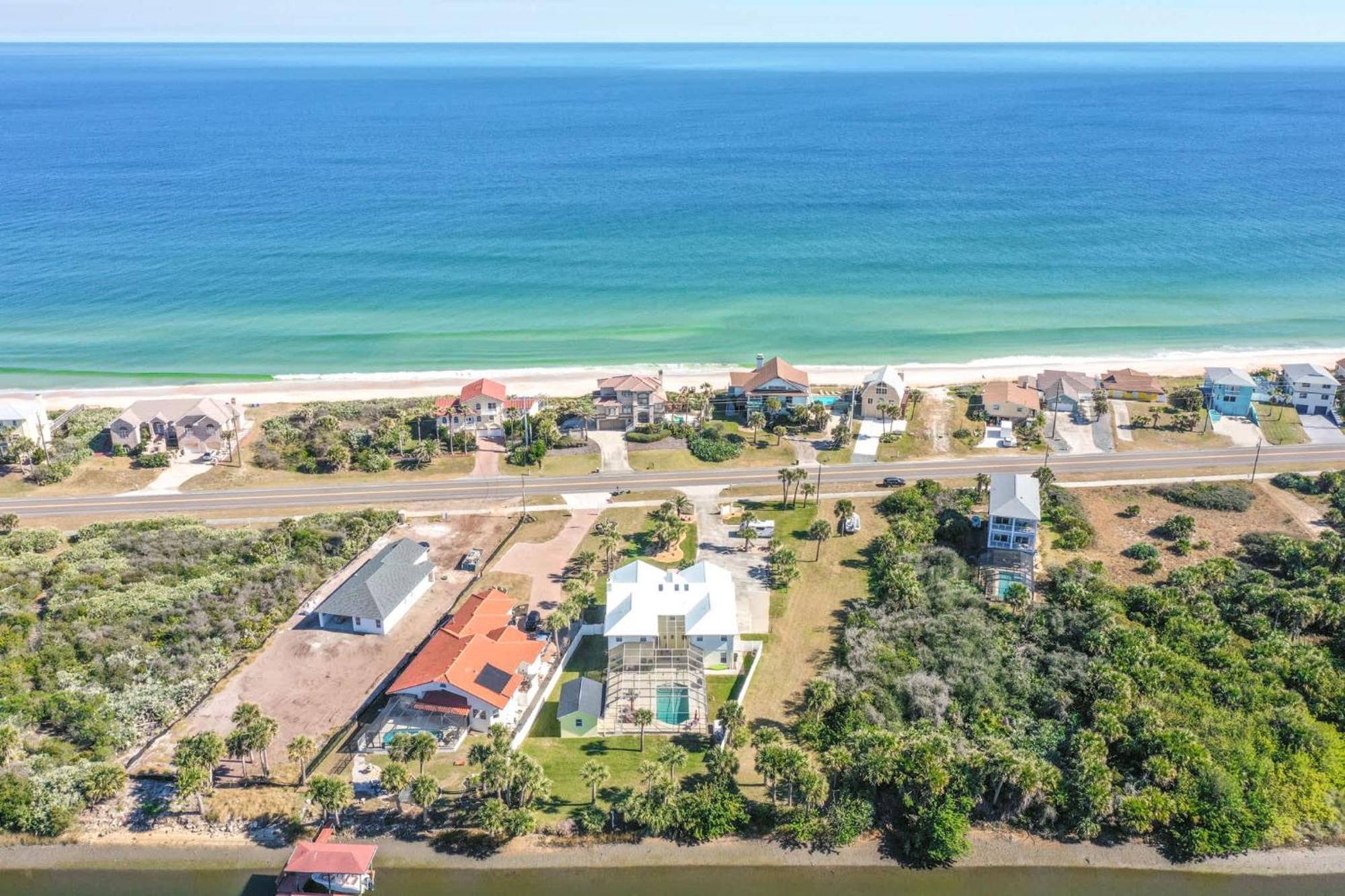 Flagler Beach Bed And Breakfast Pool Bbq Suite エクステリア 写真
