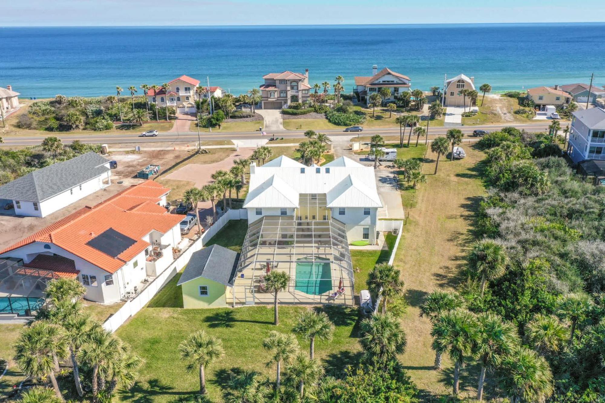 Flagler Beach Bed And Breakfast Pool Bbq Suite エクステリア 写真